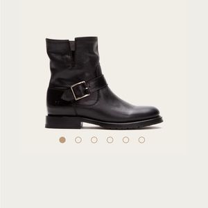 FRYE Natalie Engineer Short Bootie Sz 36 New